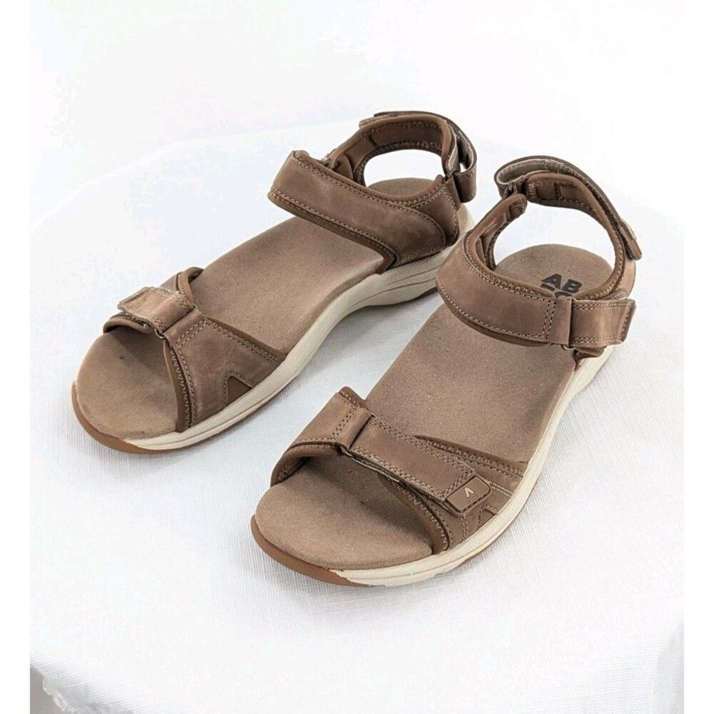 Abeo Goleta Sz 8N Comfort Sandal Cushioned Straps Women's Adjustable Width Mint!